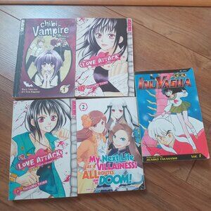 Assorted Manga Lot Of 5